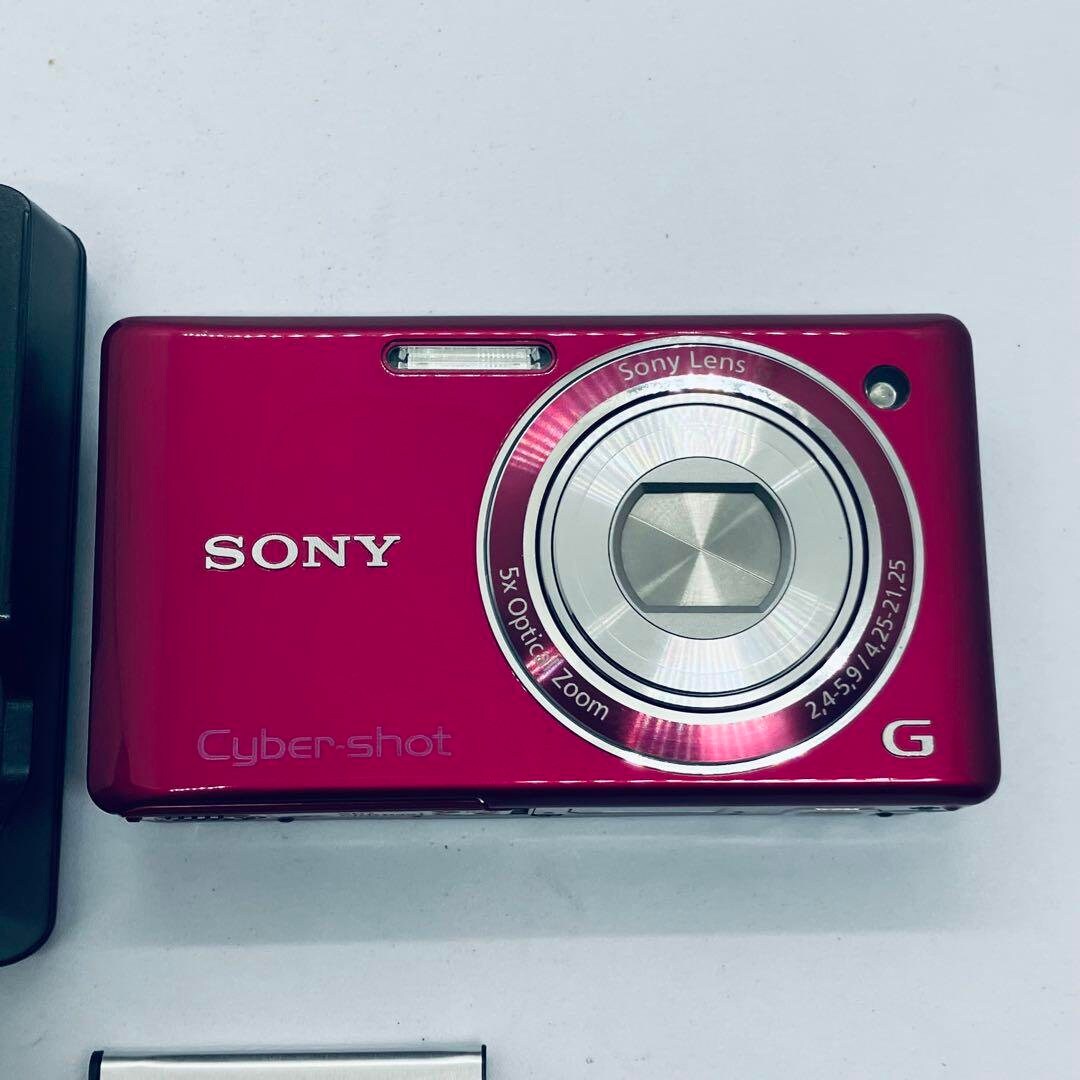 Sony Cybershot DSCW380 14.1MP Digital Camera Red / Retro Etsy