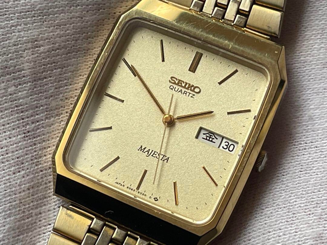 Vintage Seiko Majesta 9063-5020 QZ JDM Quartz Analog Watch / - Etsy