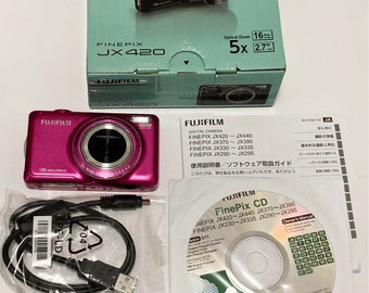 Viaje gráfico Hospitalidad Fujifilm FINEPIX JX420 16.0MP Digital Camera Pink / Retro - Etsy