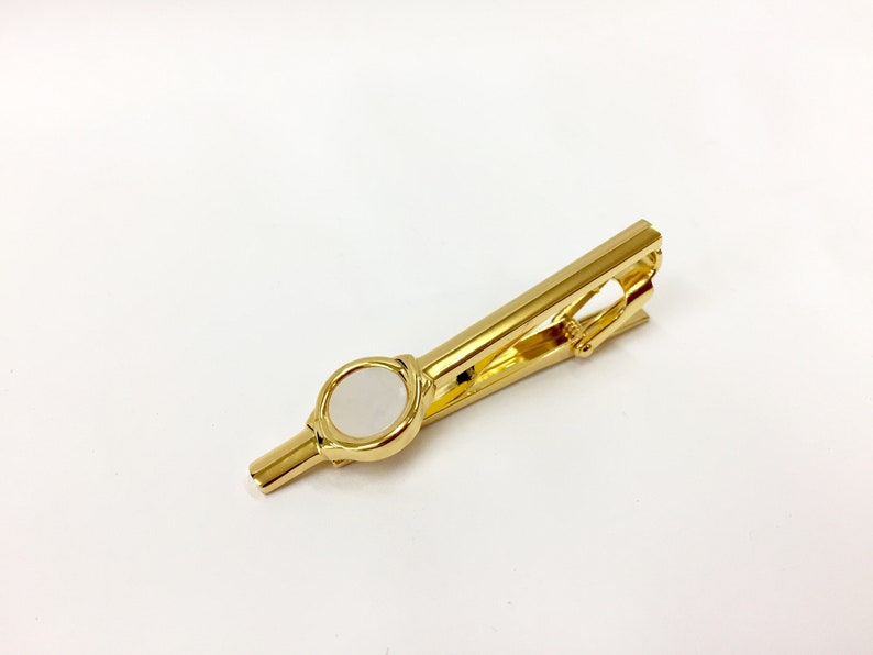 Vintage White Mother of Pearl Tie Clip White Mother of Pearl Tie Bar White Pearl Tie Clip 120602