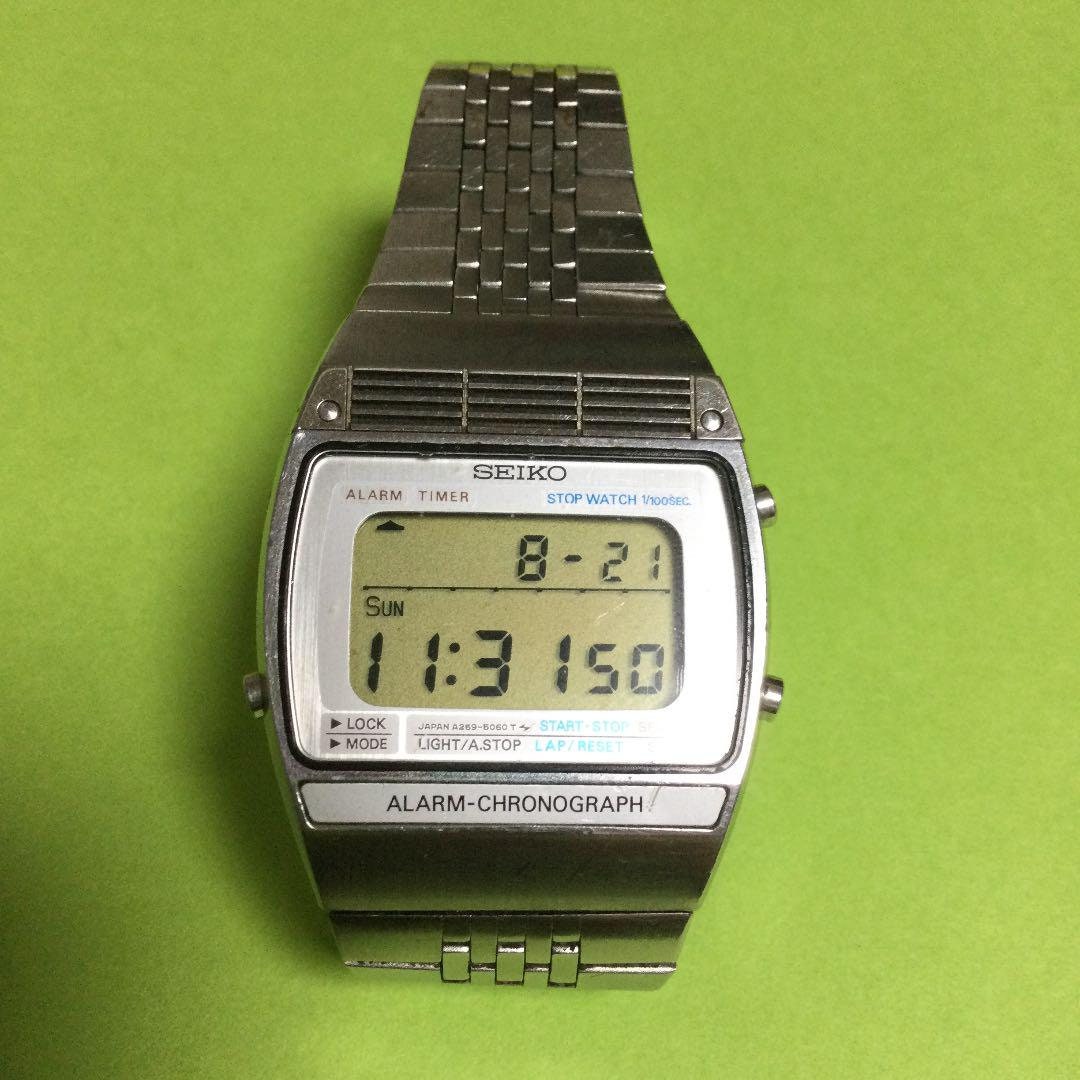 Vintage Seiko A2595060 Digital Watch / Vintage Seiko Digital Watch / Vintage Seiko Lcd Watch Etsy