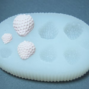 Strawberry Handmade Silicone Mold,Candle Wax Soap Plaster Resin Polymer Clay Candy Chocolate Cake