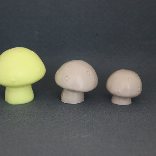 Mushroom Handmade Silicone Mold,Candle Wax Soap Plaster Resin Polymer Clay Candy Chocolate Cake