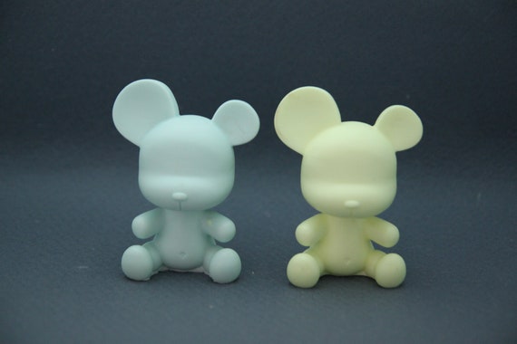 Bearbrick Moulage en silicone faite à la main, candle Wax Soap Plaster  Resin Polymer Clay Candy Chocolate Cake -  France