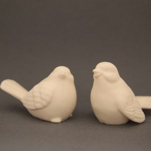 Mooie vogels handgemaakte siliconen schimmel, kaars wax zeep gips hars polymeer klei snoep chocolade cake