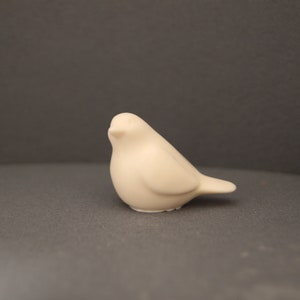 Schattige kleine vogel handgemaakte siliconen schimmel, kaars wax zeep gips hars polymeer klei snoep chocolade cake
