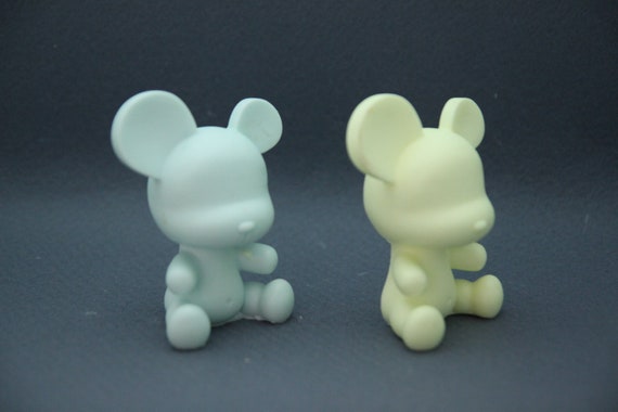 Bearbrick Moulage en silicone faite à la main, candle Wax Soap