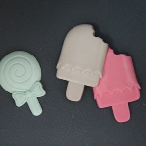 Eis&Candy handgemachte Silikonform, Kerze Wachs Seife Harz Polymer Clay Candy Chocolate Cake