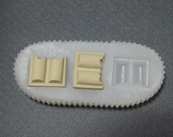 Moule de silicone faite à la main de chocolat, crème de cire de la cire de papier à plâtre de résine de polymère polymère de chocolat d'argile de chocolat de gâteau