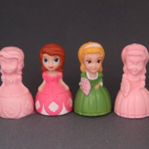 Princess Handmade Silicone Mold,Candle Wax Soap Plaster Resin Polymer Clay Candy Chocolate Cake