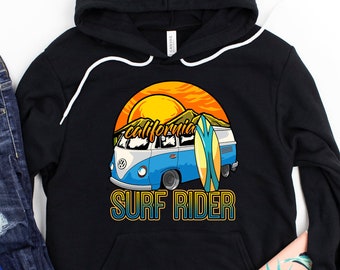Newport Beach California Hoodie Hoody Men S-3XL Gift Surfing Pier Balboa Surf