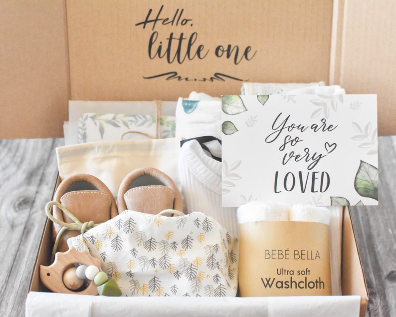 Baby Gift Hamper & Baby Shower Gift Pack Botanical / Neutral Etsy