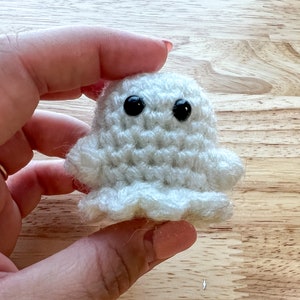 Mini Ghost Crochet Pattern No Sew Ghost Plush Pattern - Etsy