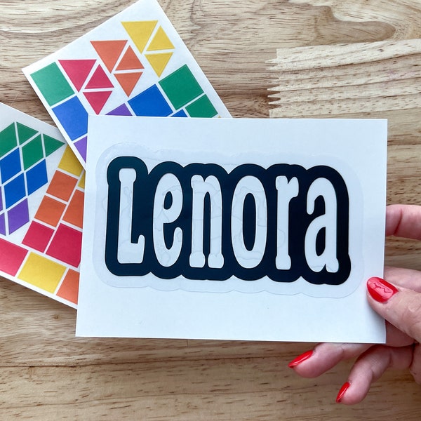 personalized name sticker suncatcher craft kit for kids, custom faux stained glass window cling, pre teenage girl gifts, rainy day activity