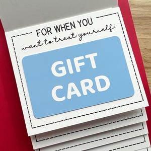 Teacher Waterfall Gift Card Book, Handmade Cash Money Holder, Teacher Appreciation Gift (Holds 4-5 Gift Cards) image 3