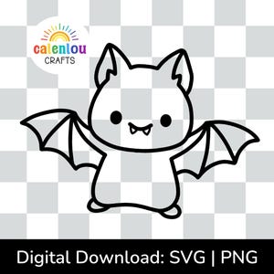 nietoperz zarys PNG SVG, komercyjne wykorzystanie natychmiastowe pobieranie cyfrowe, plik svg halloween dla pliku cięcia sylwetki cricut, uroczy nietoperz halloween clipart