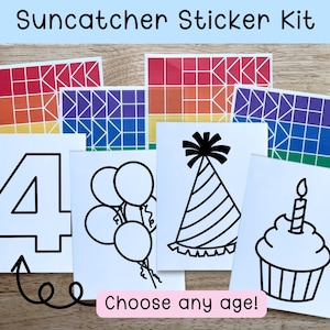birthday craft kit for kids, DIY birthday gifts for girls, birthday party activity, creative gifts for boys, arts and crafts for 3 year old
