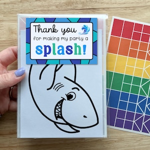 shark party favors for boys, under the sea birthday party activities, shark craft kit for toddler art kit, ocean theme baby shower favors