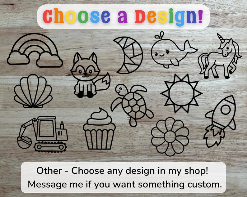bulk party favors for kids personalized, kids arts and crafts birthday party activities, slumber party craft kits, preschool art activity image 3