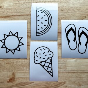 summer craft kit for kids, summer birthday party activities, suncatcher sticker kit, arts and crafts for toddler gift, airplane activities image 3