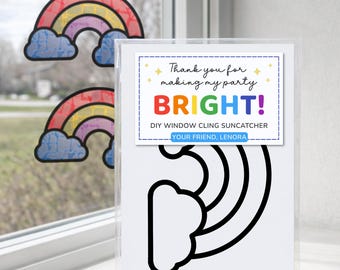 Rainbow Birthday Party Favor for Kids, Art Party Craft Activity for Girls