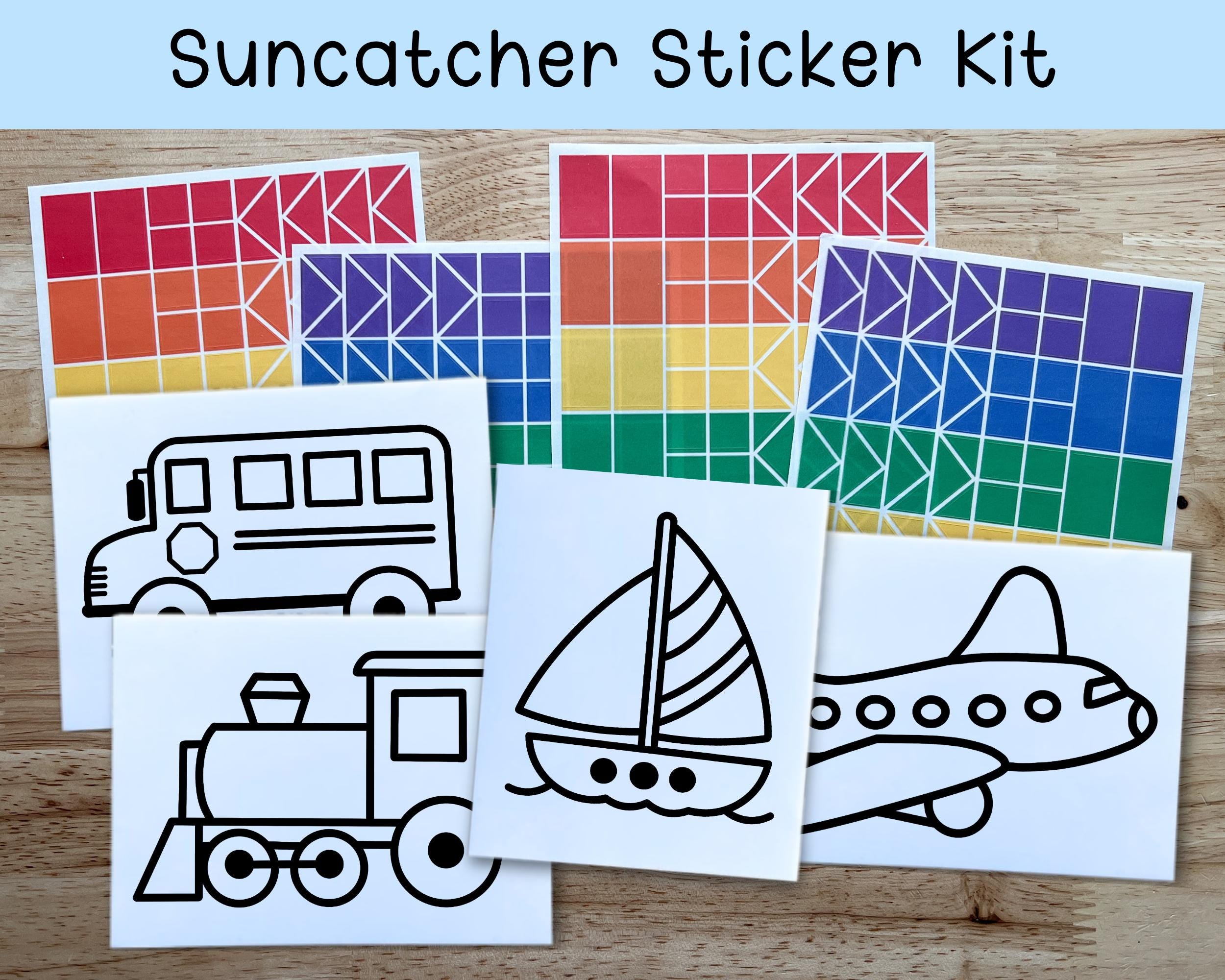 transportation birthday party activity, planes trains craft kit for…