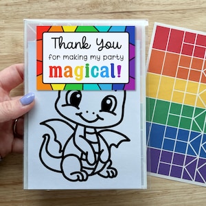 Cadeaux d'anniversaire dragon pour enfants, autocollants attrape-soleil dragon pour fenêtres, kits d'artisanat dragon pour tout-petits, cadeaux magiques pour garçons