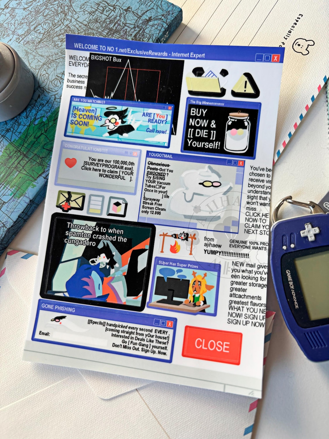 Spamton Sticker Deltarune Stickers // Spamton Sticker Sheet - Etsy