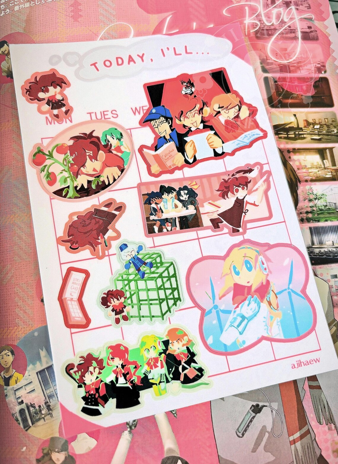 Persona 3 Stickers // P3 Boys and Girls - Etsy