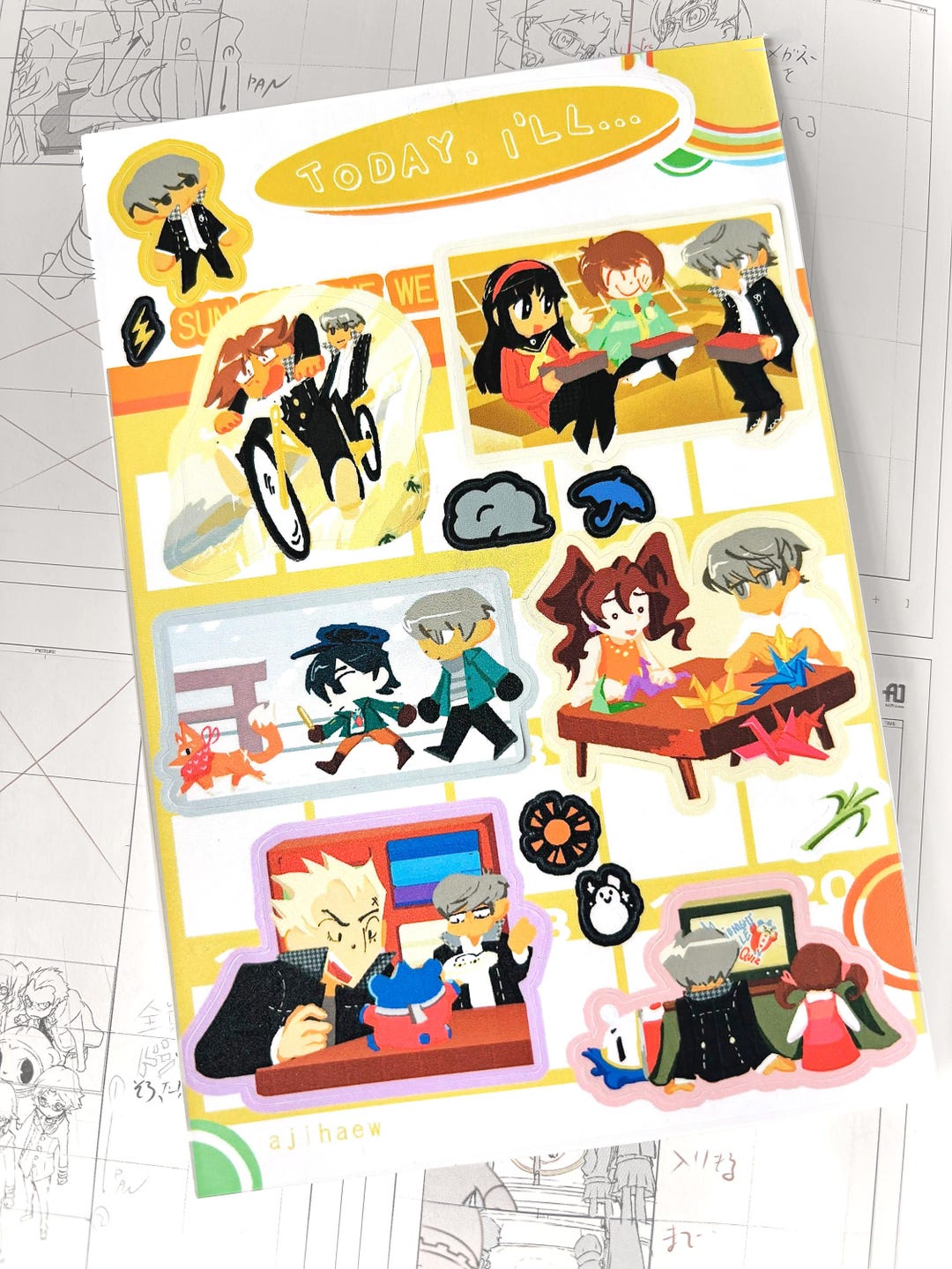 Persona 4 Stickers - Etsy