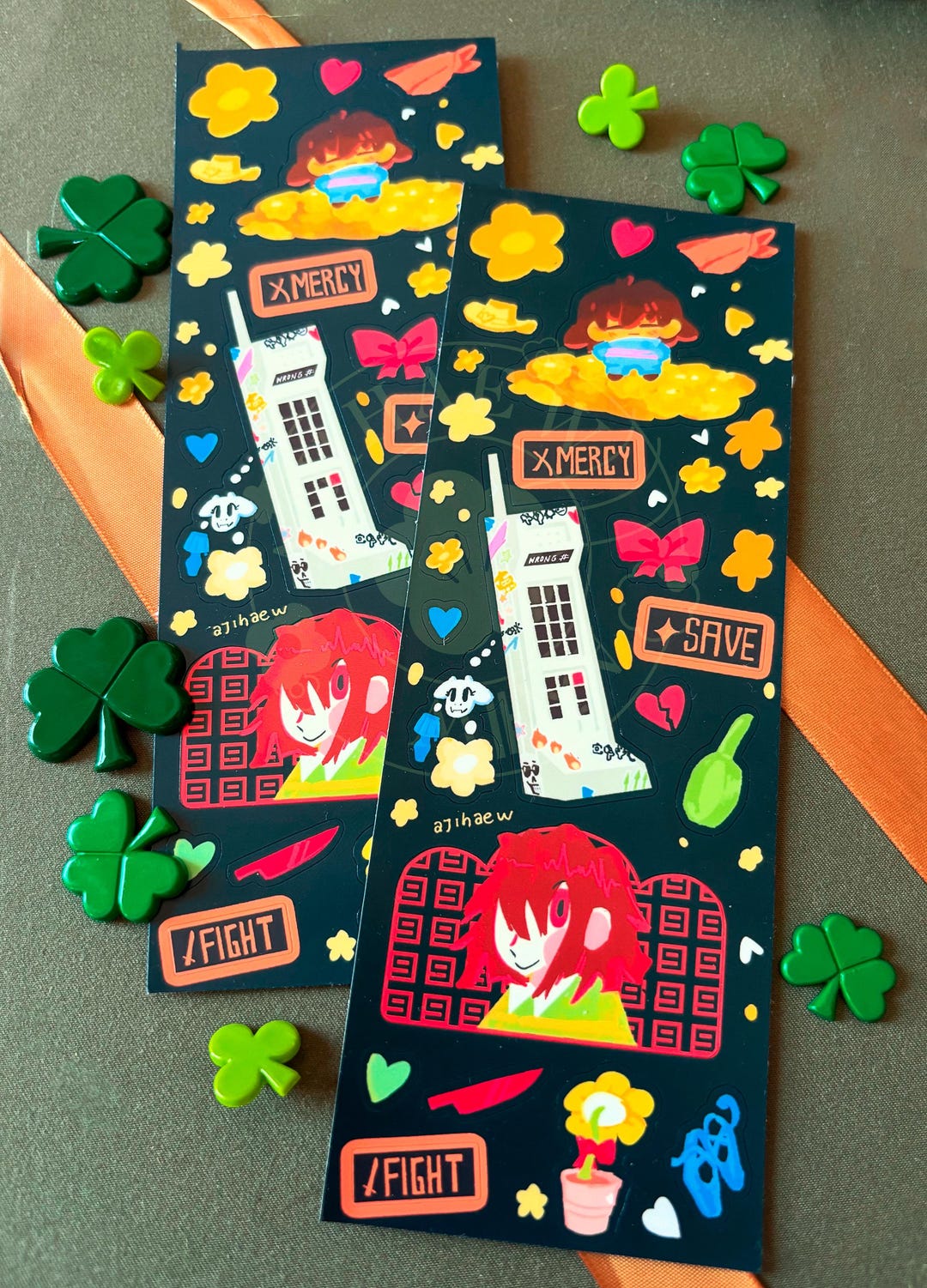 Undertale Stickers // Ut Sticker Sheet - Etsy