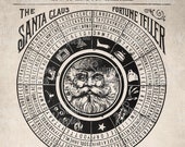 The Santa Claus Fortune Teller - Vintage Printable Christmas Game - Vintage Christmas Game - Printable Holiday Games - Vintage Santa Claus