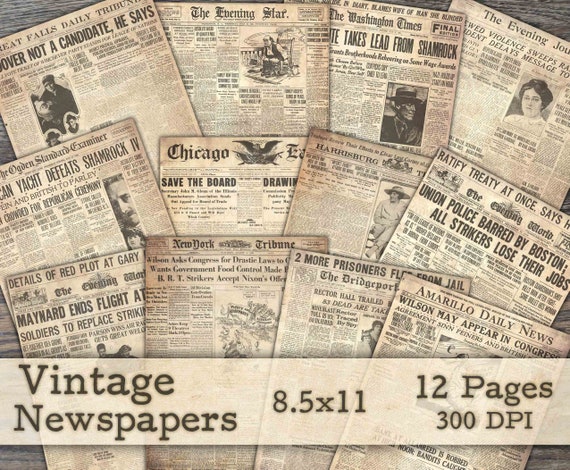 Old Time Newspaper Deli Paper, 5000 Sheets - Custom Packaging and Products,  Inc.