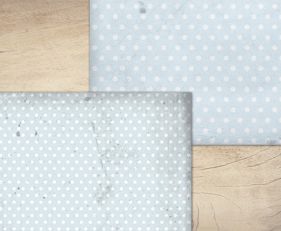 ヴィンテージ水玉模様のペーパーパック - ぼろぼろのドット模様の