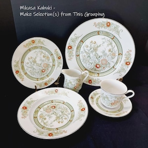 Mikasa Kabuki Dinnerware Oriental Theme #L9011 1980s Choose Piece(s) from Options