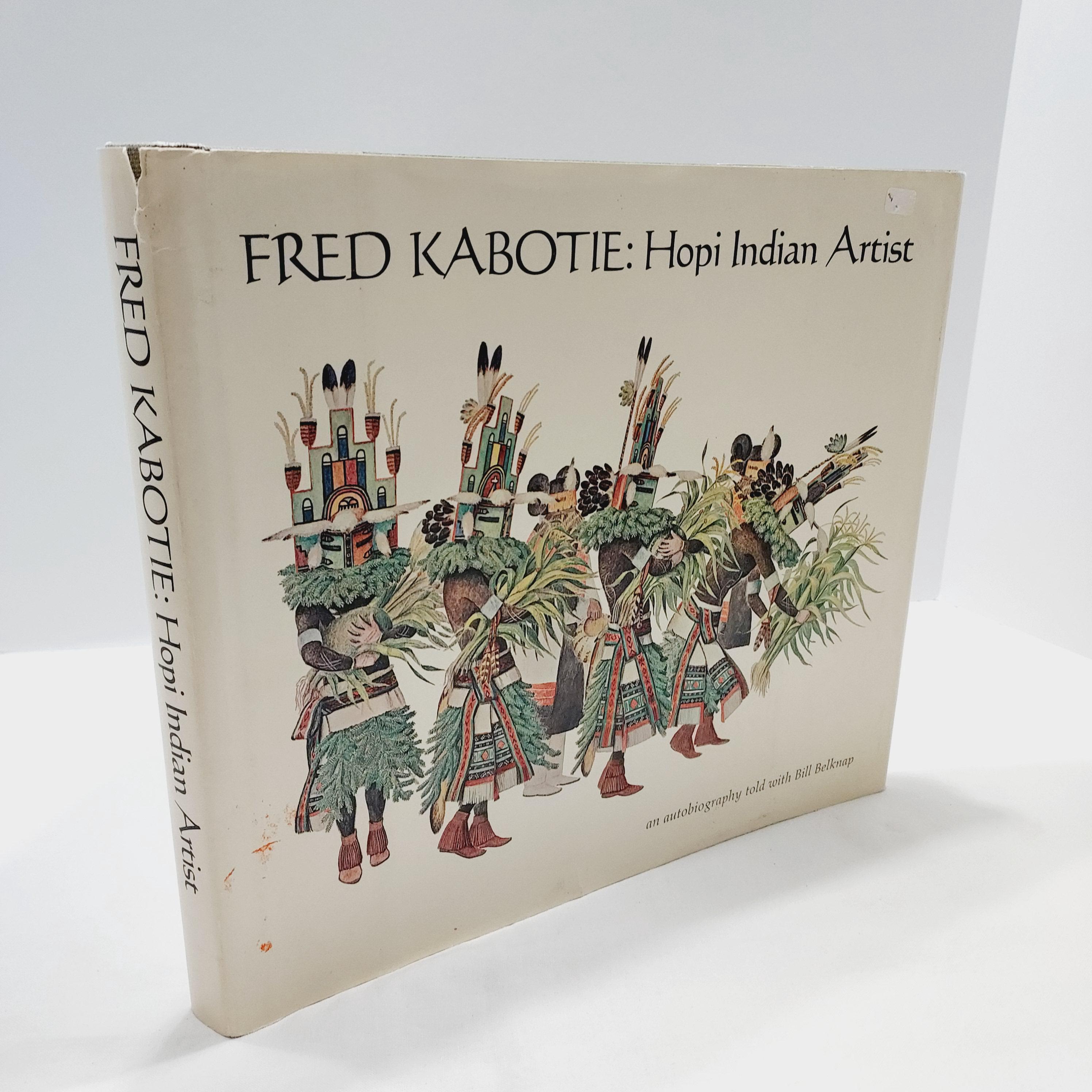 Hopi Indian Artist Fred Kabotie Autobiography Hardback First