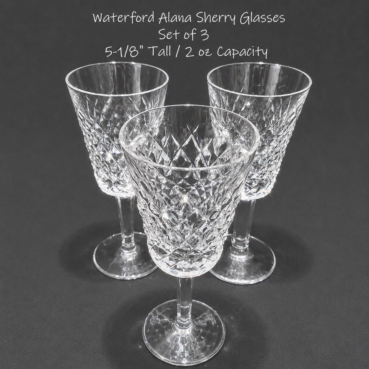 Vintage Waterford Crystal Glassware - Etsy