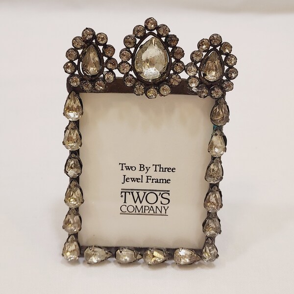 Ornate Jeweled Miniature Picture Frame by Two's Company