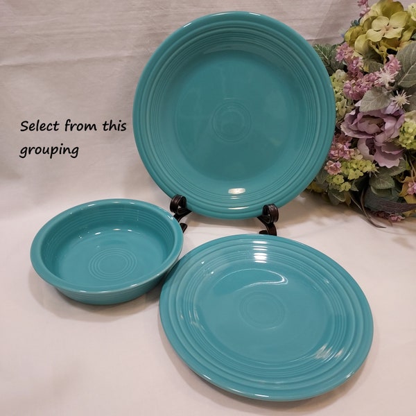 Fiesta Ware Turquoise Dinnerware Homer Laughlin Co Choose from Dropdown