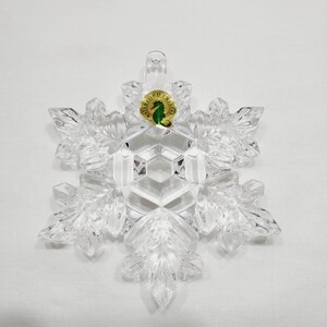 Waterford Snow Crystals Annual Christmas Ornament 2014 Bild 4