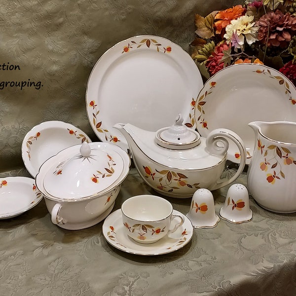 Superior Hall Dinnerware Jewel Tea Autumn Leaf Collection Choose from Dropdown