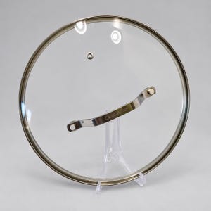 Granitestone Round Glass Lid with Steam Hole, Fits 10 Inch Pan or Pot