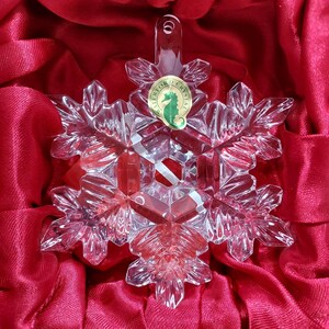 Waterford Snow Crystals Annual Christmas Ornament 2014 Bild 5