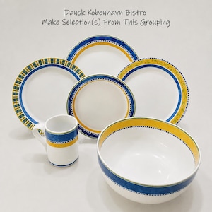 Dansk Kobenhavn Bistro Replacement Dishes Portugal