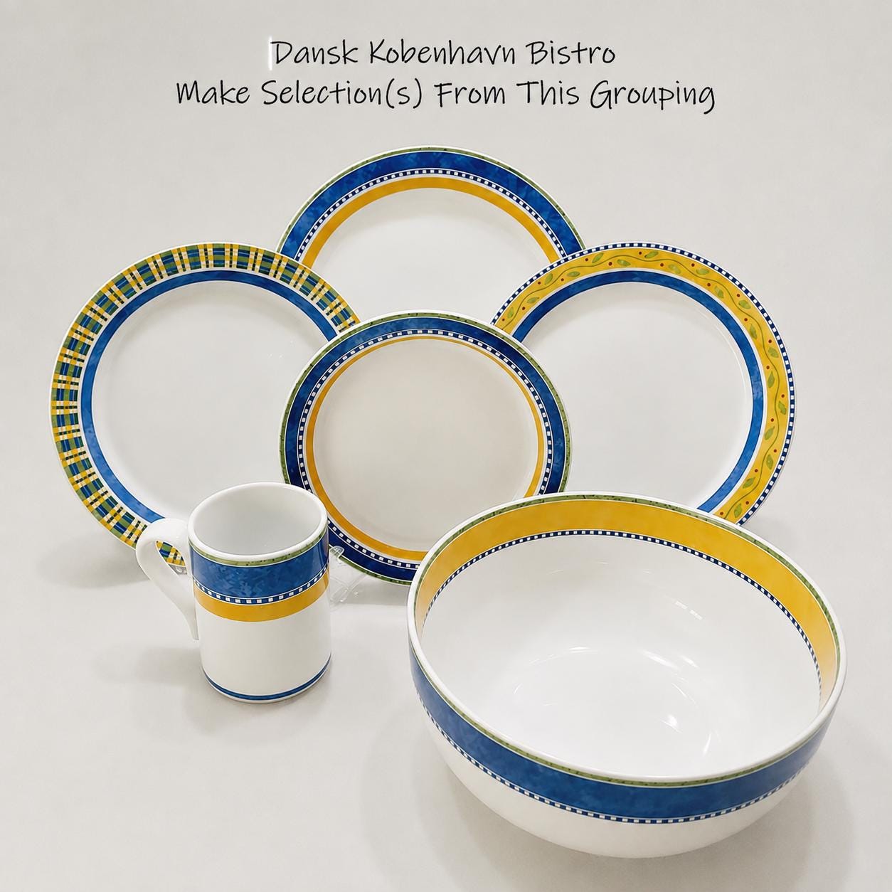 Dansk White Blue - Etsy