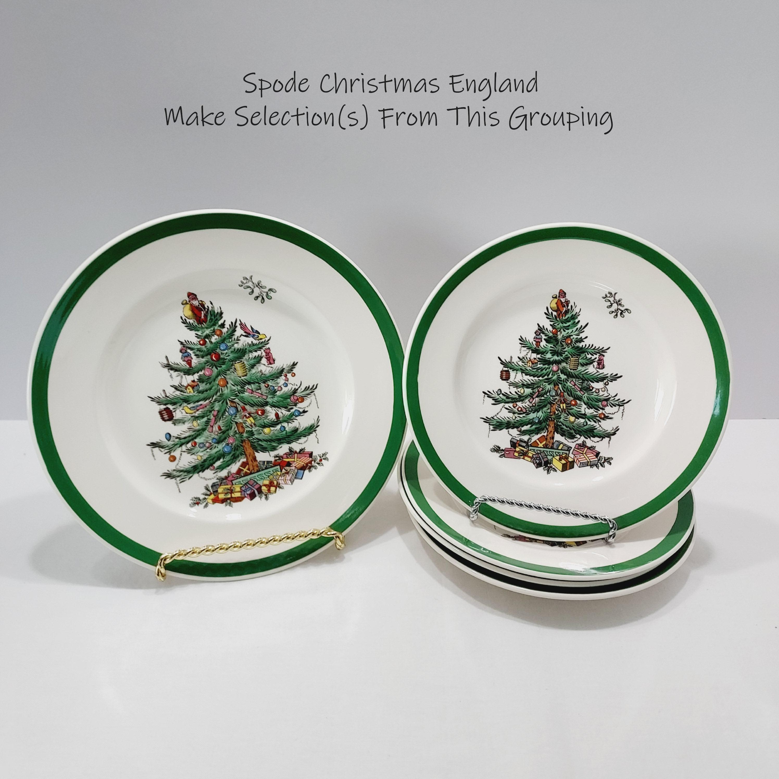 Spode Christmas Tree Gold Dinner Plate (Set Of 4