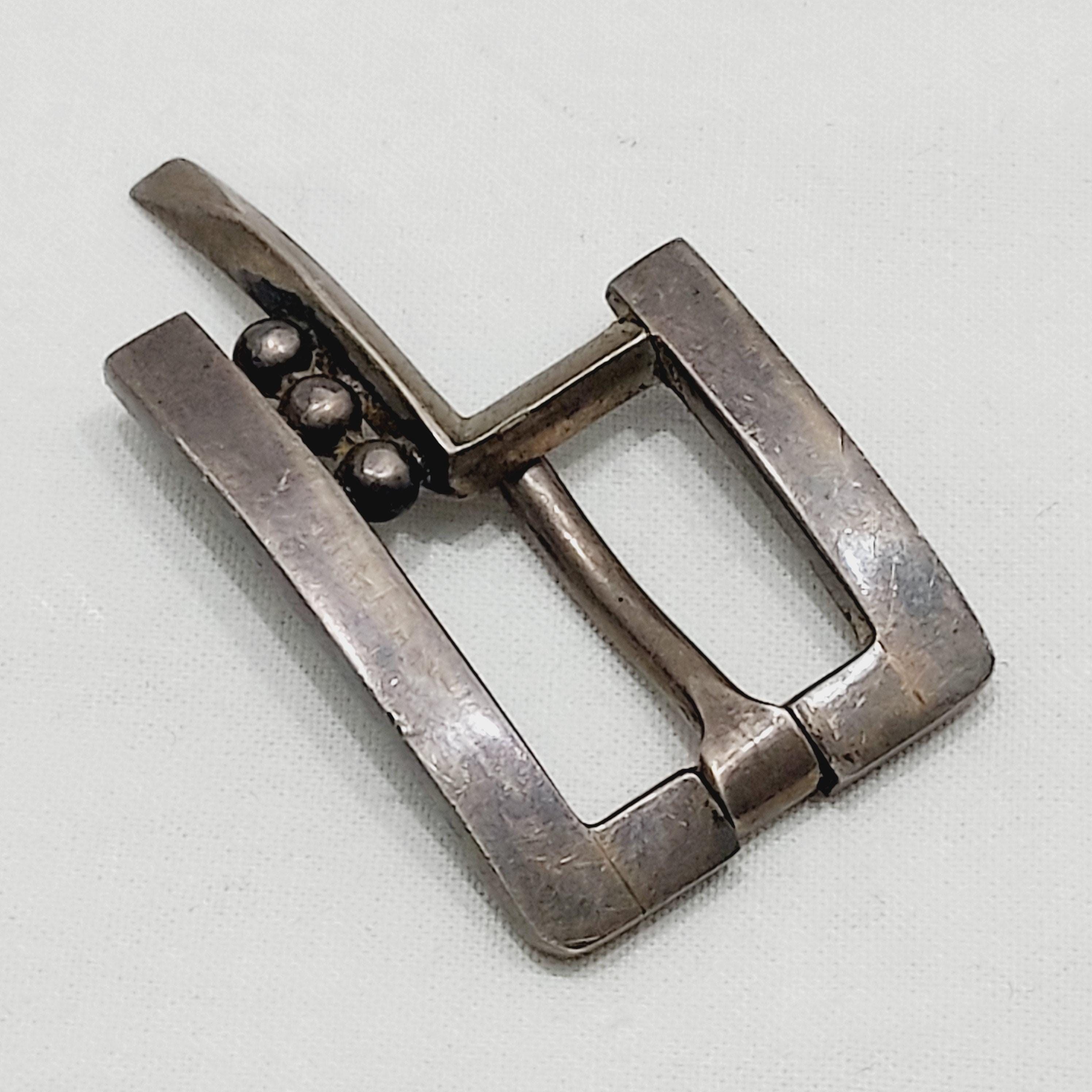 Mexican Silver Belt Buckle Taxco - Etsy