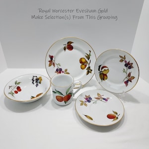 Royal Worcester Evesham Gold - Etsy