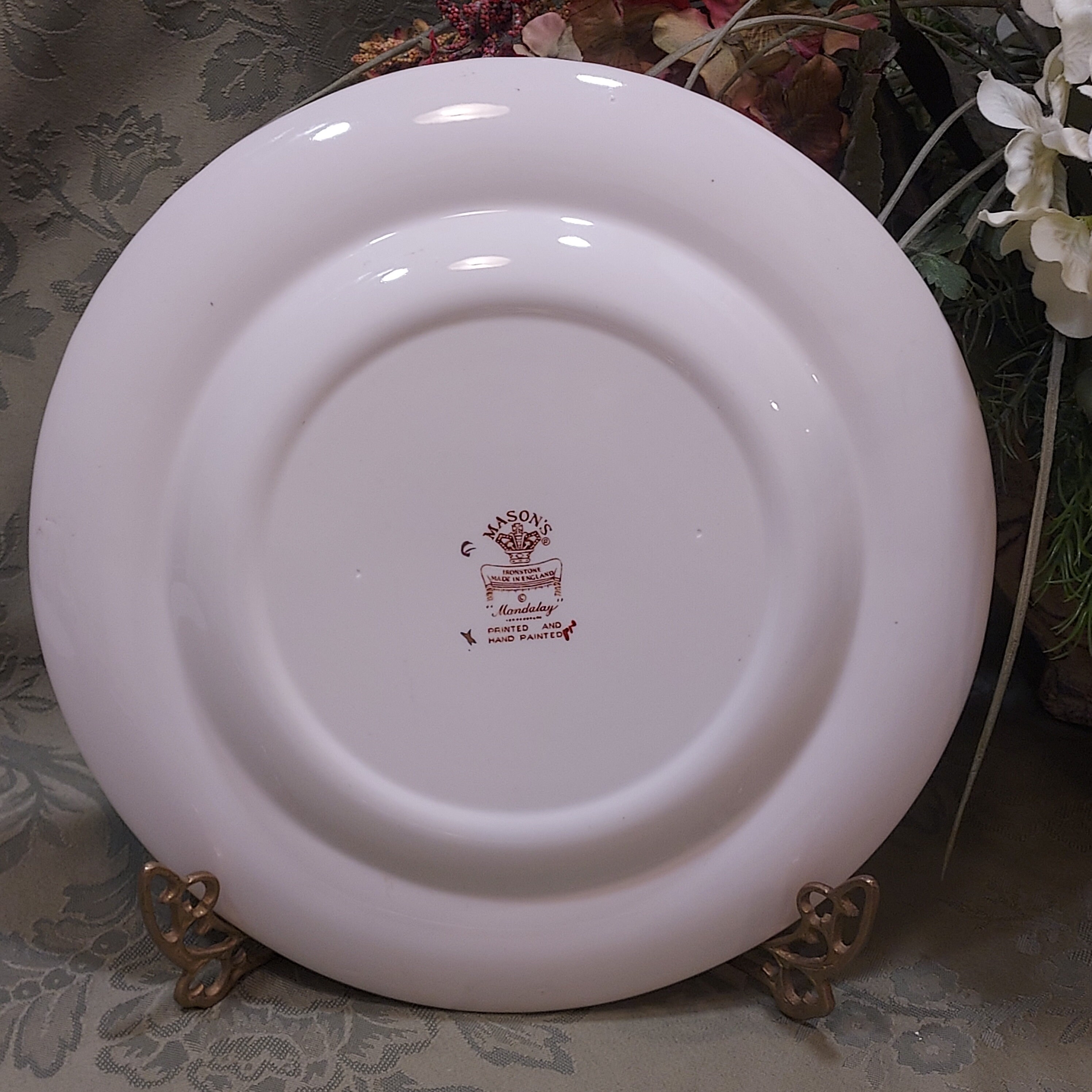 Mason's Blue Mandalay Ironstone Dinner Plate Choose From Mason's Blue Mandalay Ironstone Dinner Plate Choose From