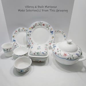 Villeroy & Boch Mariposa Dinnerware and Serving Pieces